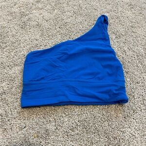 lululemon athletica Blue One-Shoulder Sports Bra